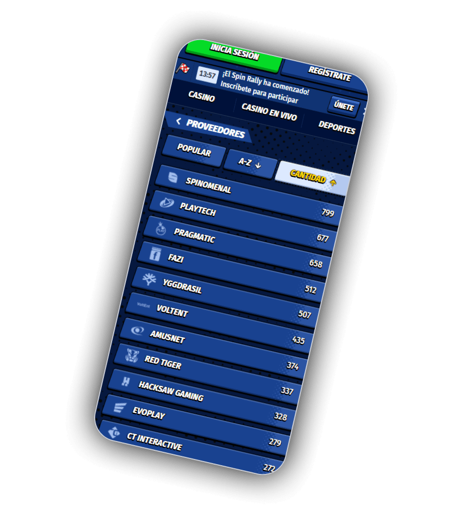 Proveedores de juegos de BigClash Casino